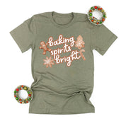 Baking Spirits Bright - Unisex Tee Little Mama Shirt Shop