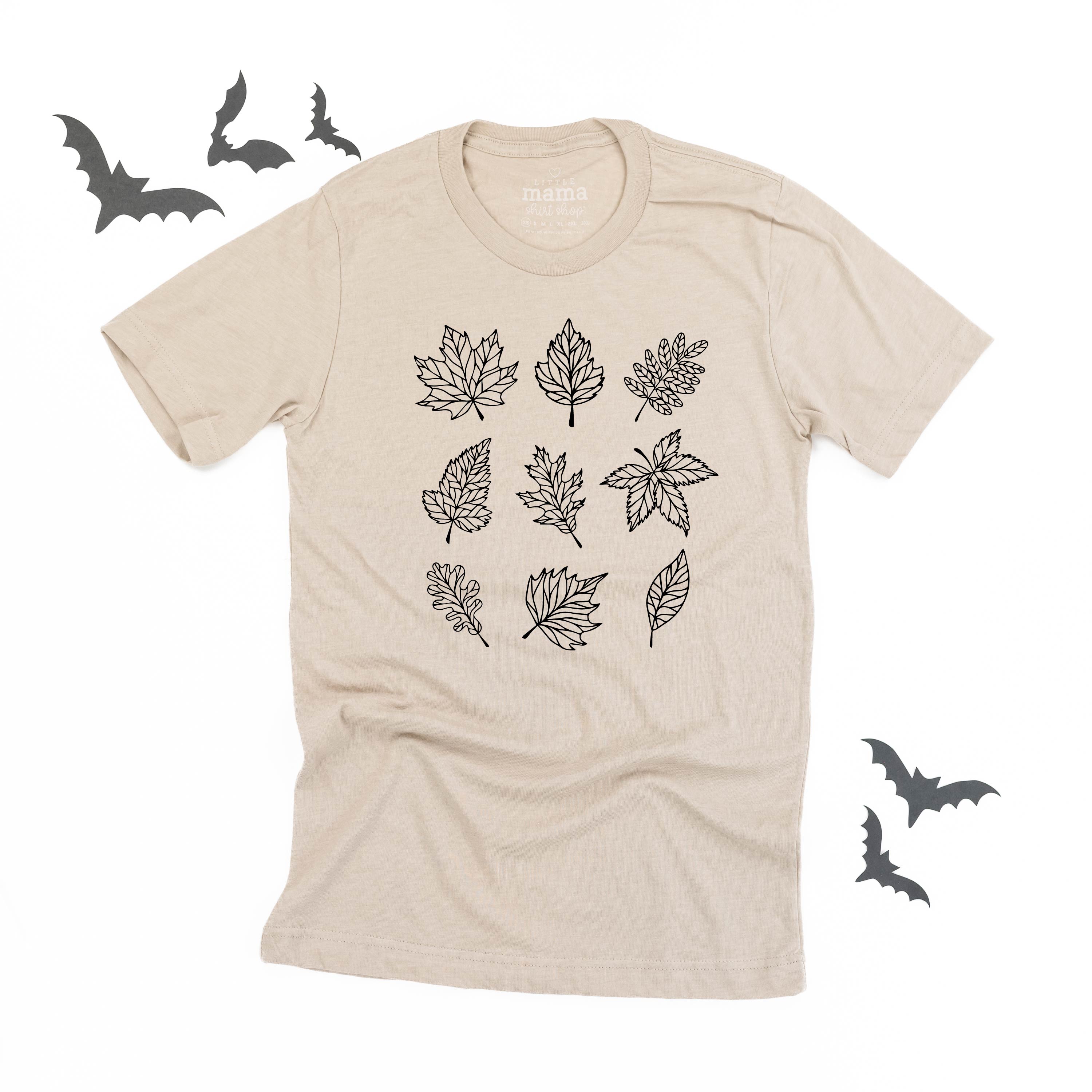 Fall Leaves - Unisex Tee Little Mama Shirt Shop