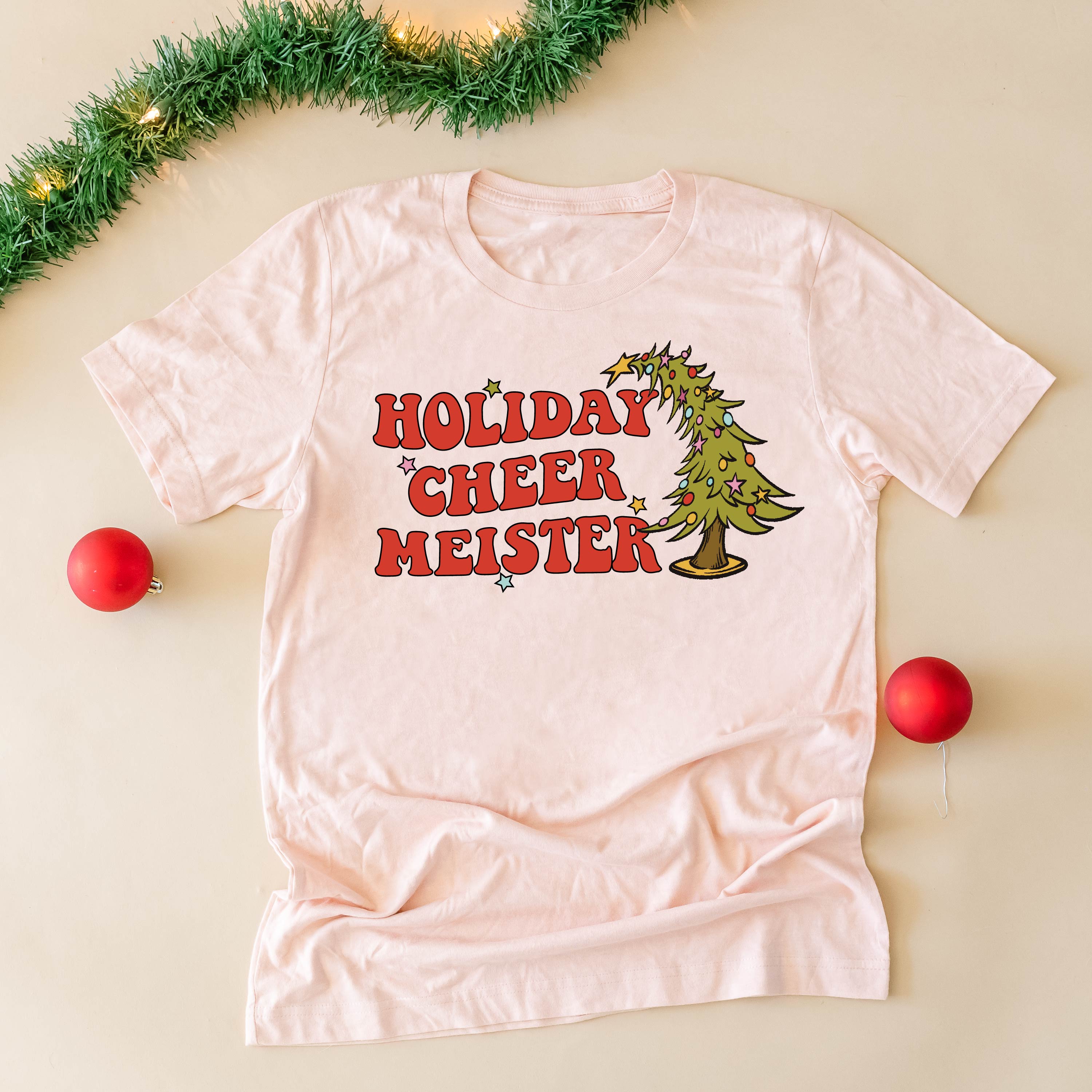 Holiday Cheer Meister - Unisex Tee Little Mama Shirt Shop