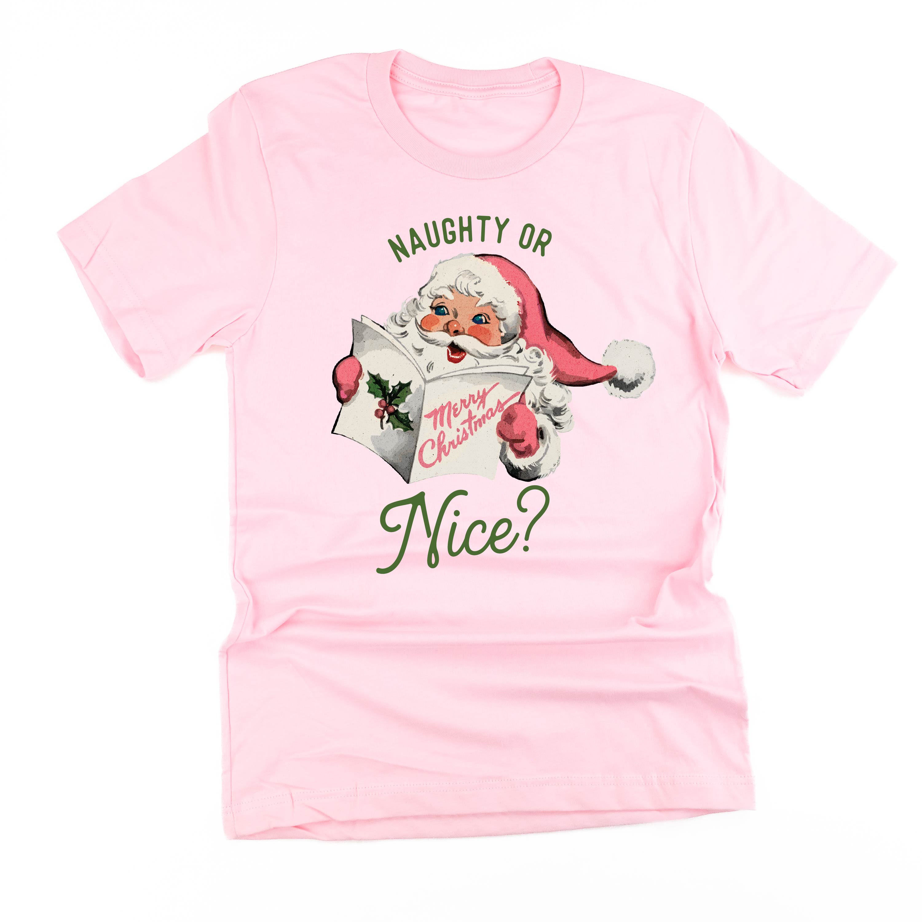 Naughty Or Nice? - Unisex Tee Little Mama Shirt Shop