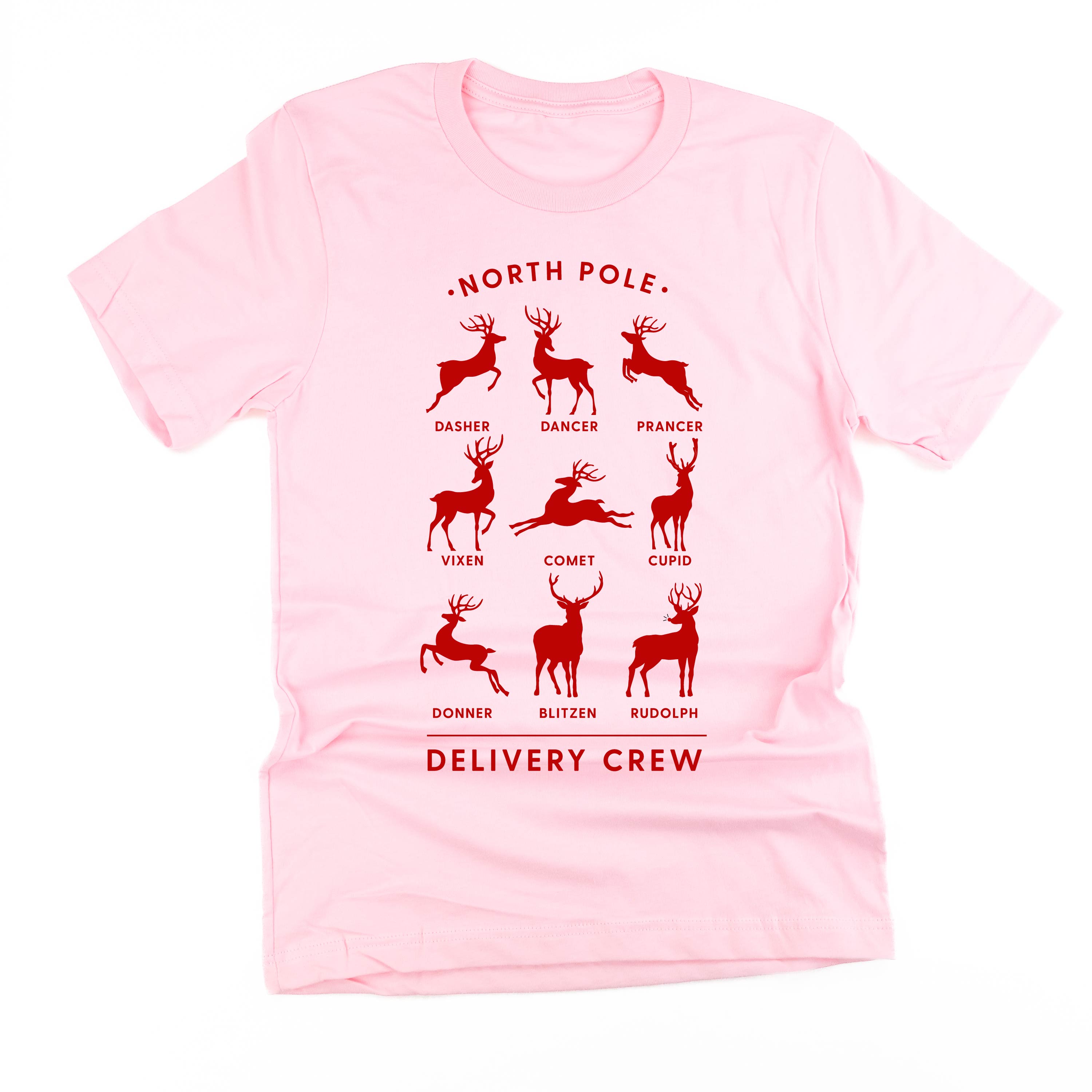 Reindeer - North Pole Delivery Crew - Unisex Tee Little Mama Shirt Shop