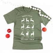 Reindeer - North Pole Delivery Crew - Unisex Tee Little Mama Shirt Shop