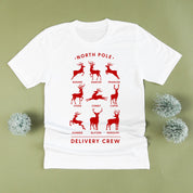 Reindeer - North Pole Delivery Crew - Unisex Tee Little Mama Shirt Shop