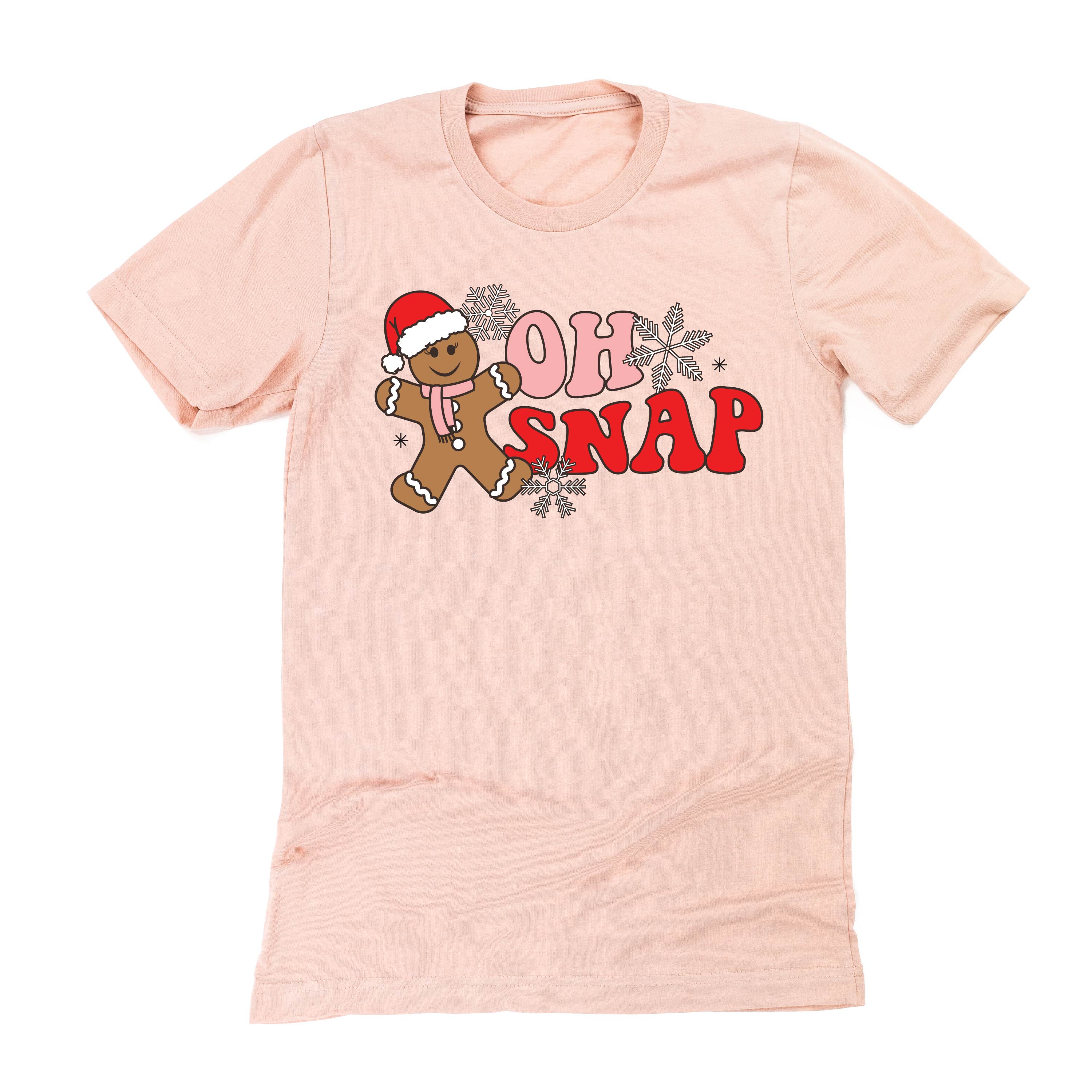Oh Snap - Gingerbread Man - Unisex Tee Little Mama Shirt Shop
