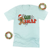 Oh Snap - Gingerbread Man - Unisex Tee Little Mama Shirt Shop