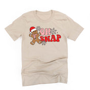 Oh Snap - Gingerbread Man - Unisex Tee Little Mama Shirt Shop