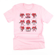 Reading Hearts - Unisex Tee Little Mama Shirt Shop