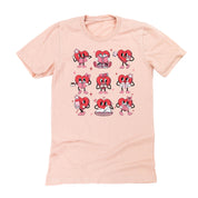 Reading Hearts - Unisex Tee Little Mama Shirt Shop