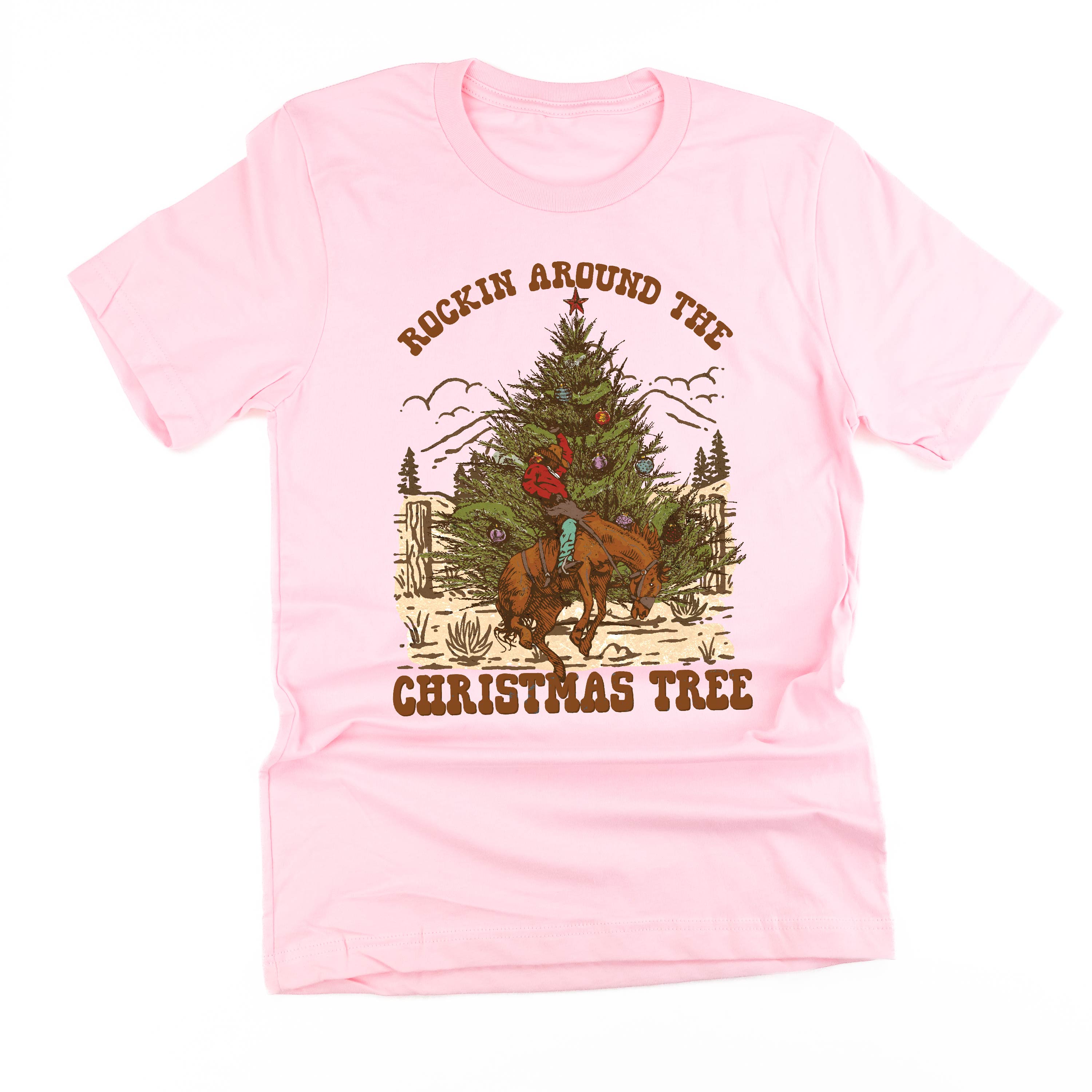 Rockin Around The Christmas Tree - Unisex Tee Little Mama Shirt Shop