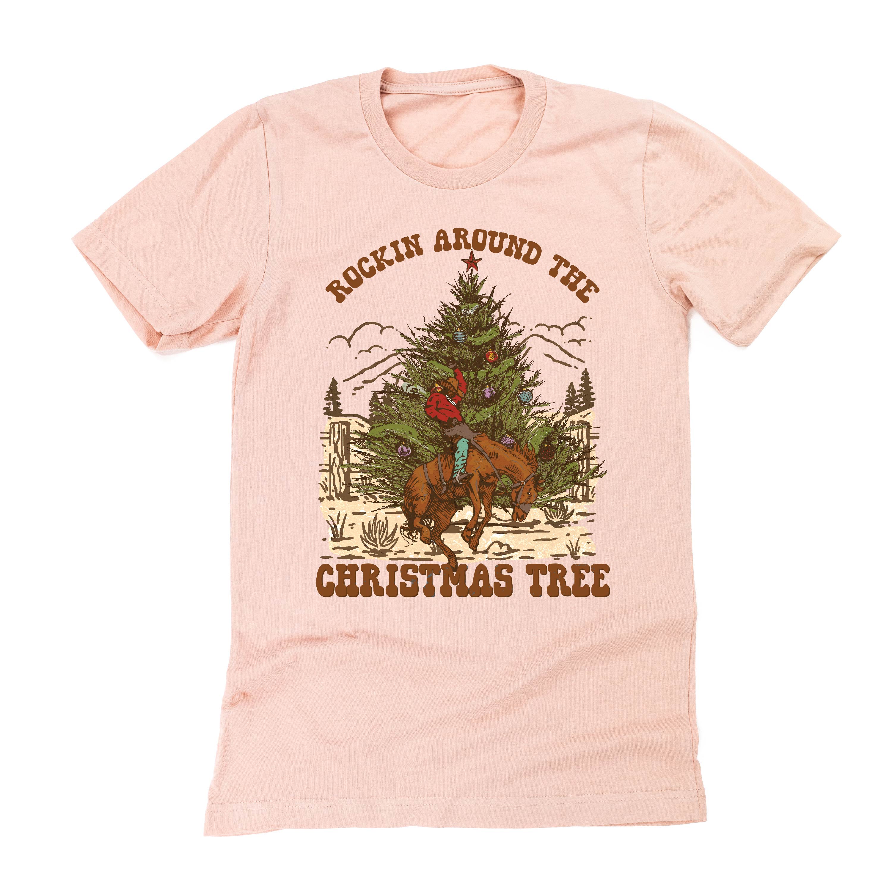 Rockin Around The Christmas Tree - Unisex Tee Little Mama Shirt Shop