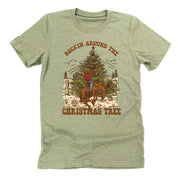 Rockin Around The Christmas Tree - Unisex Tee Little Mama Shirt Shop