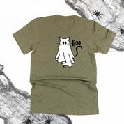 Ghost Kitty - Unisex Tee Little Mama Shirt Shop