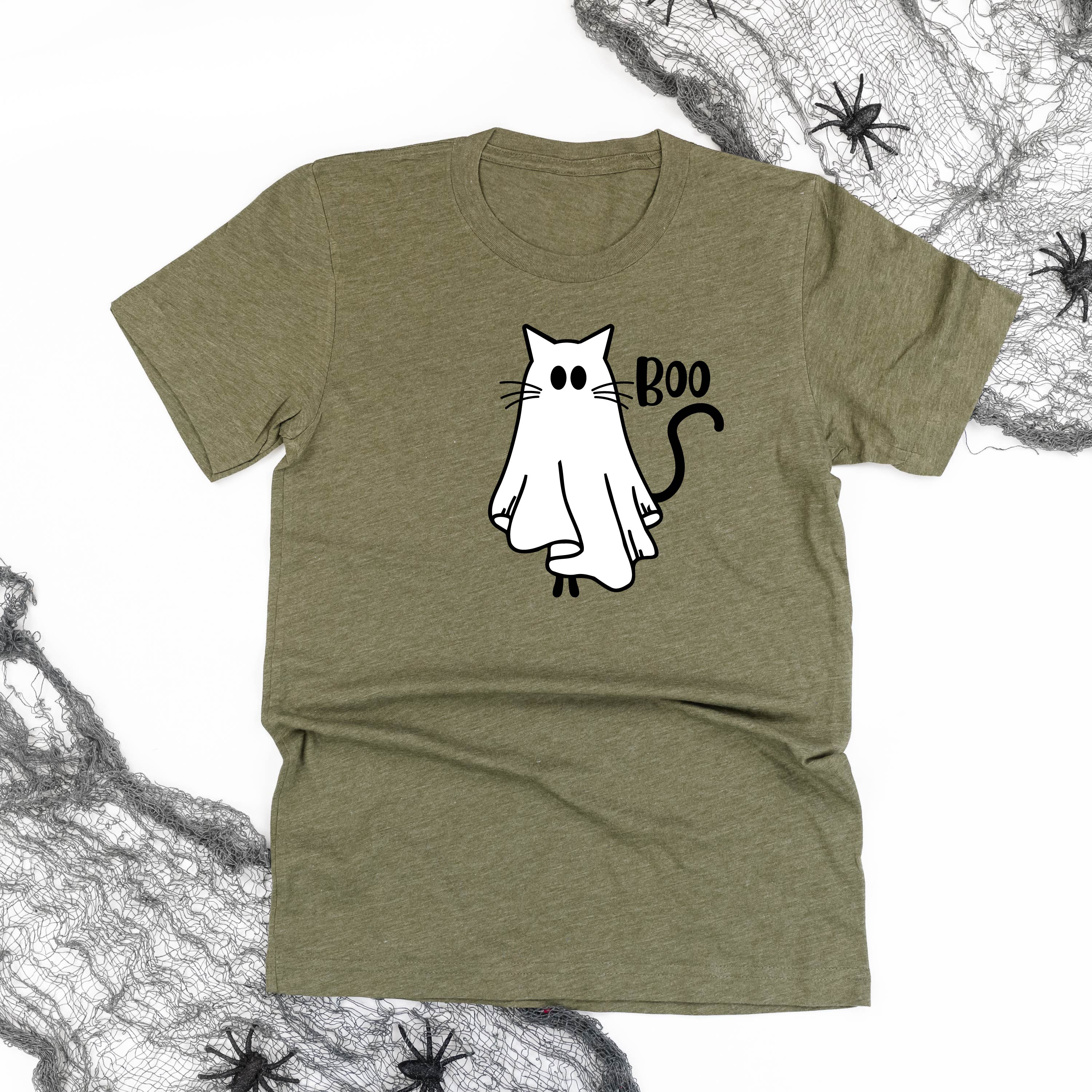 Ghost Kitty - Unisex Tee Little Mama Shirt Shop