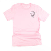 Living My Best Librarian Life - Melty Smiley (pf & b) - Unisex Tee Little Mama Shirt Shop