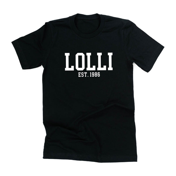 Lolli - EST. (Select Your Year) ﻿- Unisex Tee