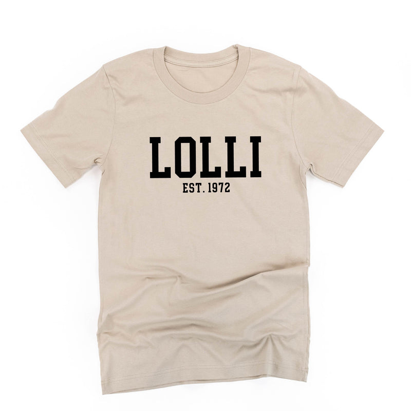 Lolli - EST. (Select Your Year) ﻿- Unisex Tee