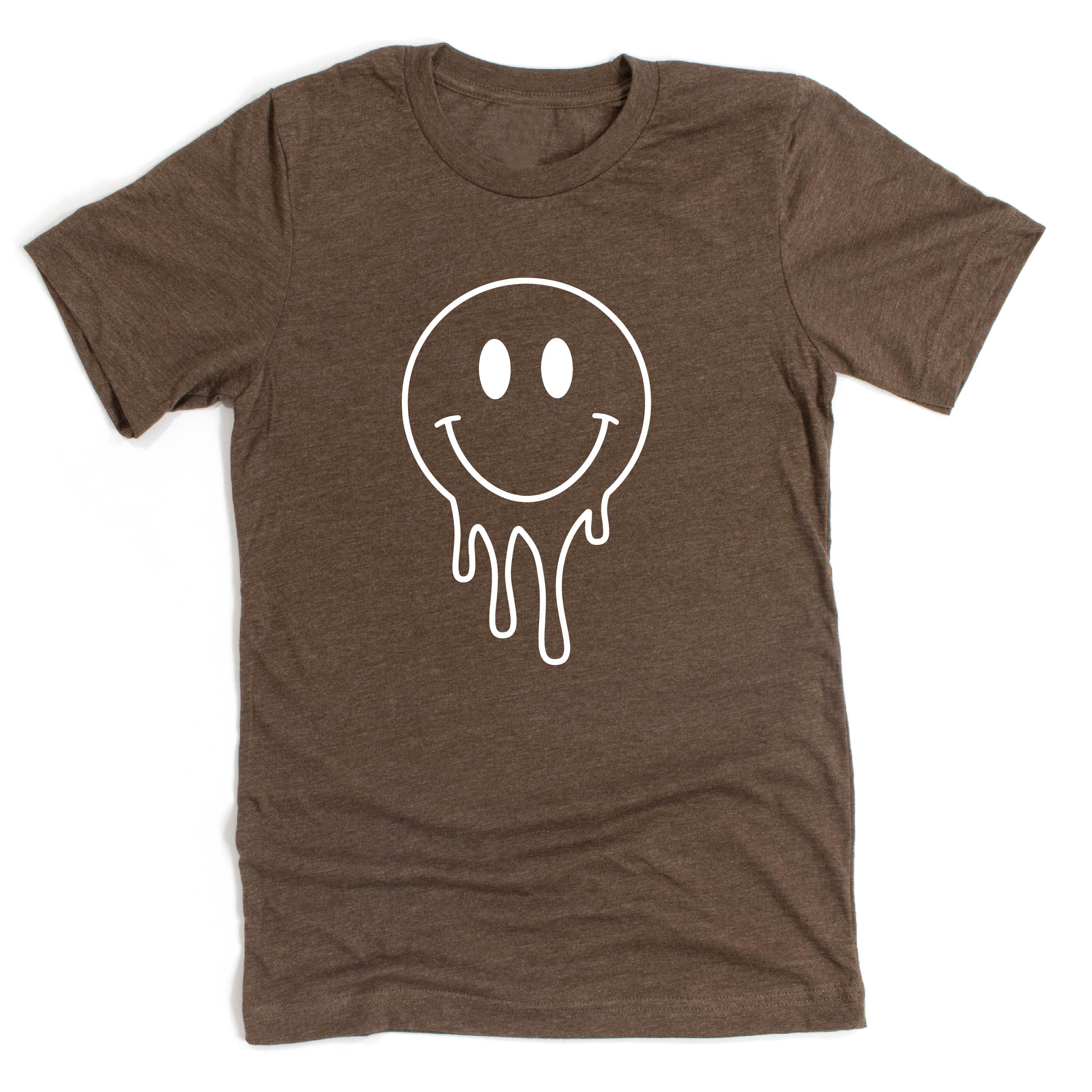 adult_unisex_tee_melty_smiley_face_little_mama_shirt_shop
