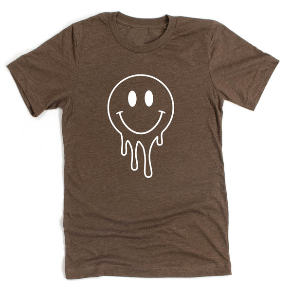 adult_unisex_tee_melty_smiley_face_little_mama_shirt_shop