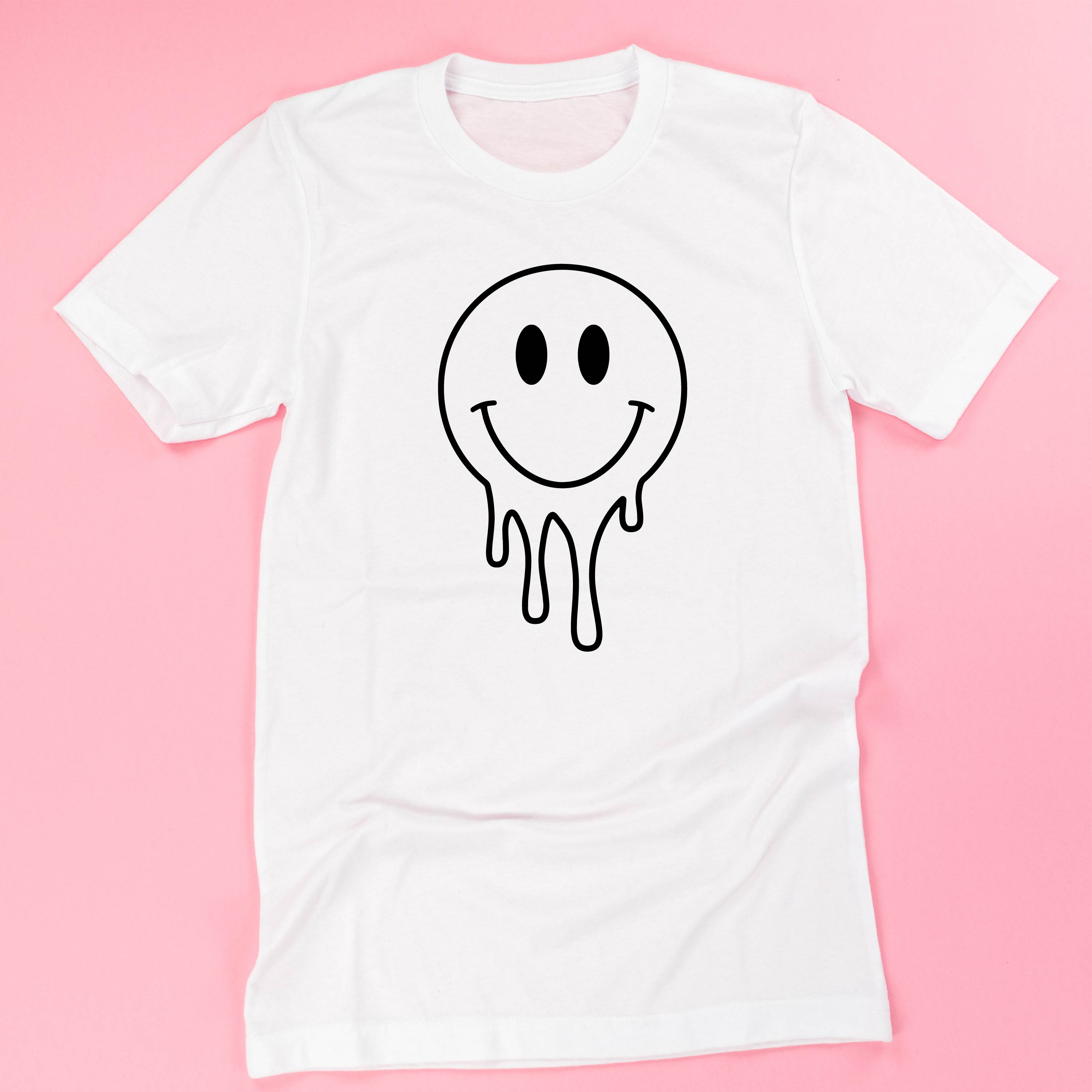 Melty Smiley (Full) - Unisex Tee Little Mama Shirt Shop