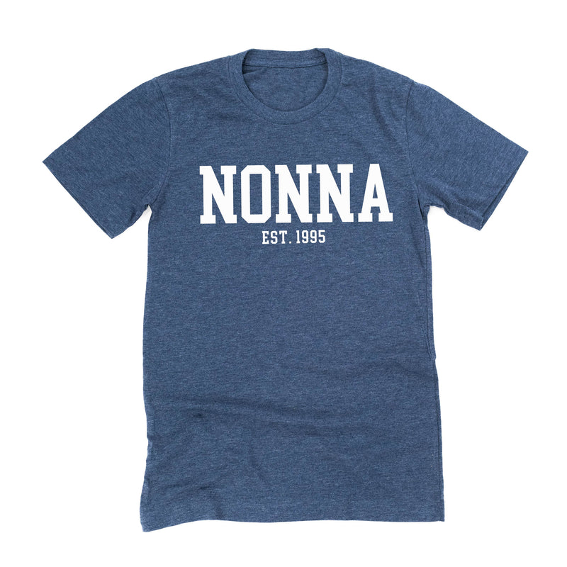 Nonna - EST. (Select Your Year) ﻿- Unisex Tee