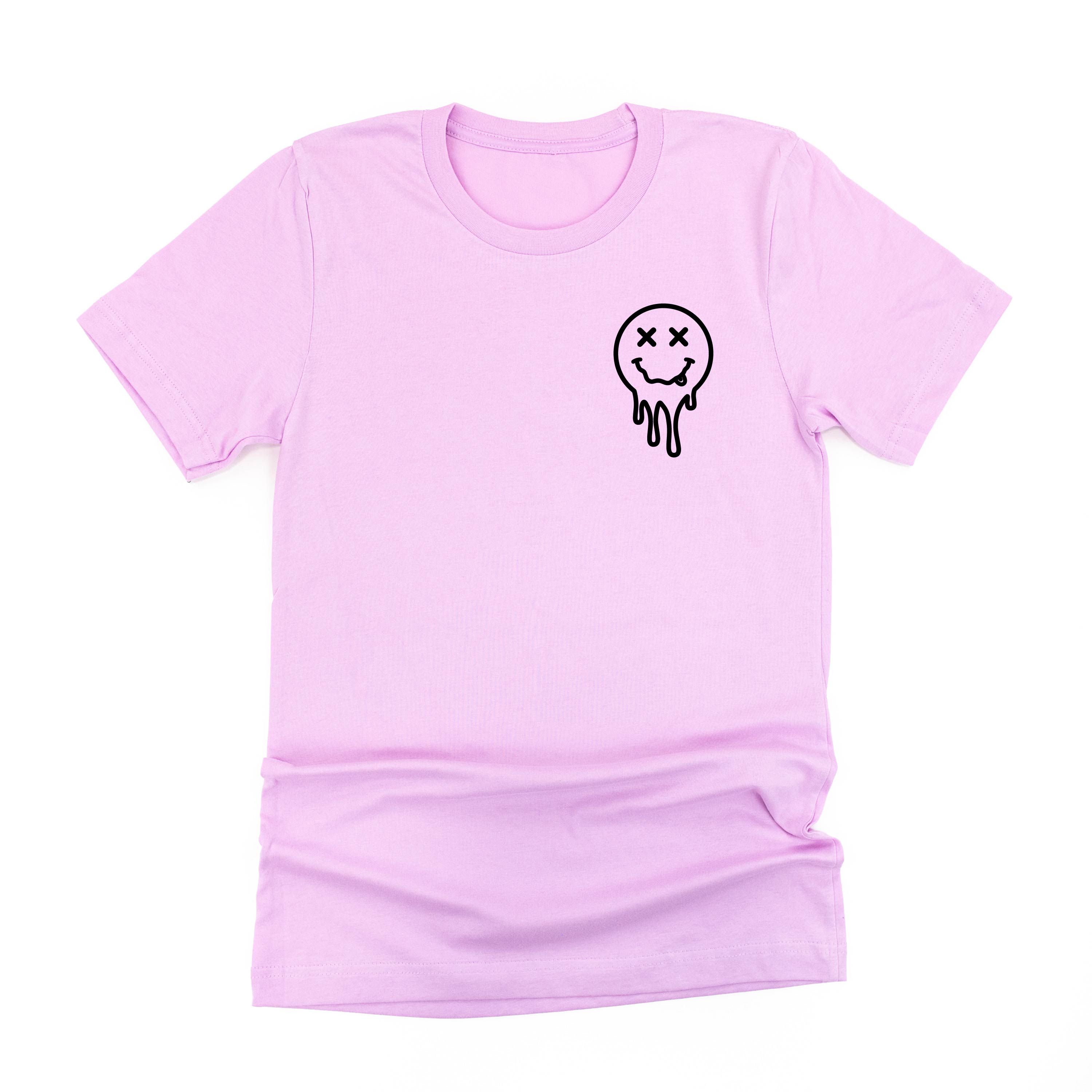 Overstimulated Teachers Club - Melty X Squiggle Smiley (pf & b) - Unisex Tee Little Mama Shirt Shop