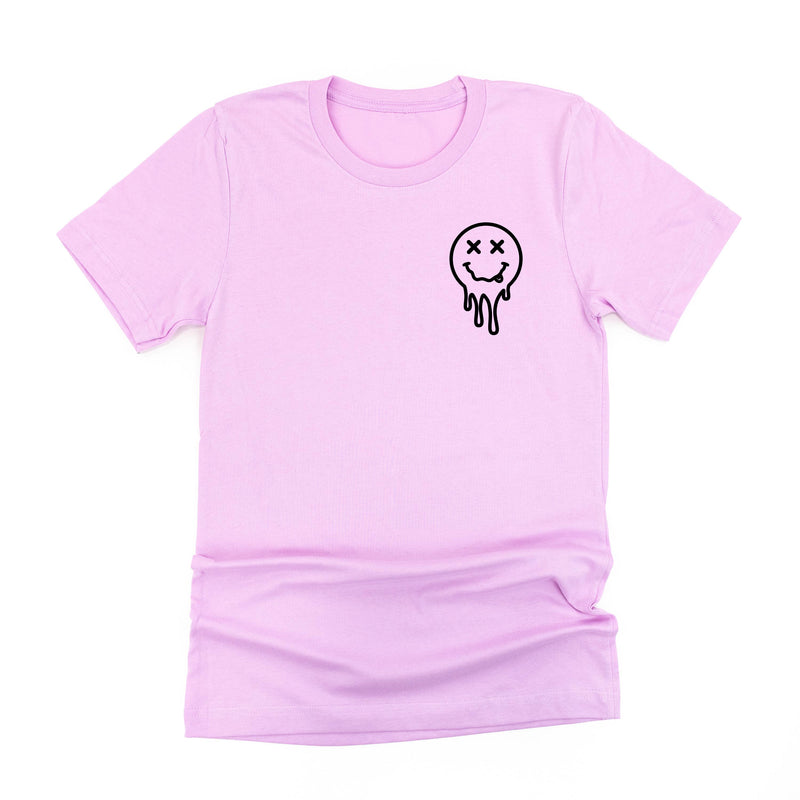 OVERSTIMULATED TEACHERS CLUB - (w/ Pocket Melty X Squiggle Smiley) - Unisex Tee
