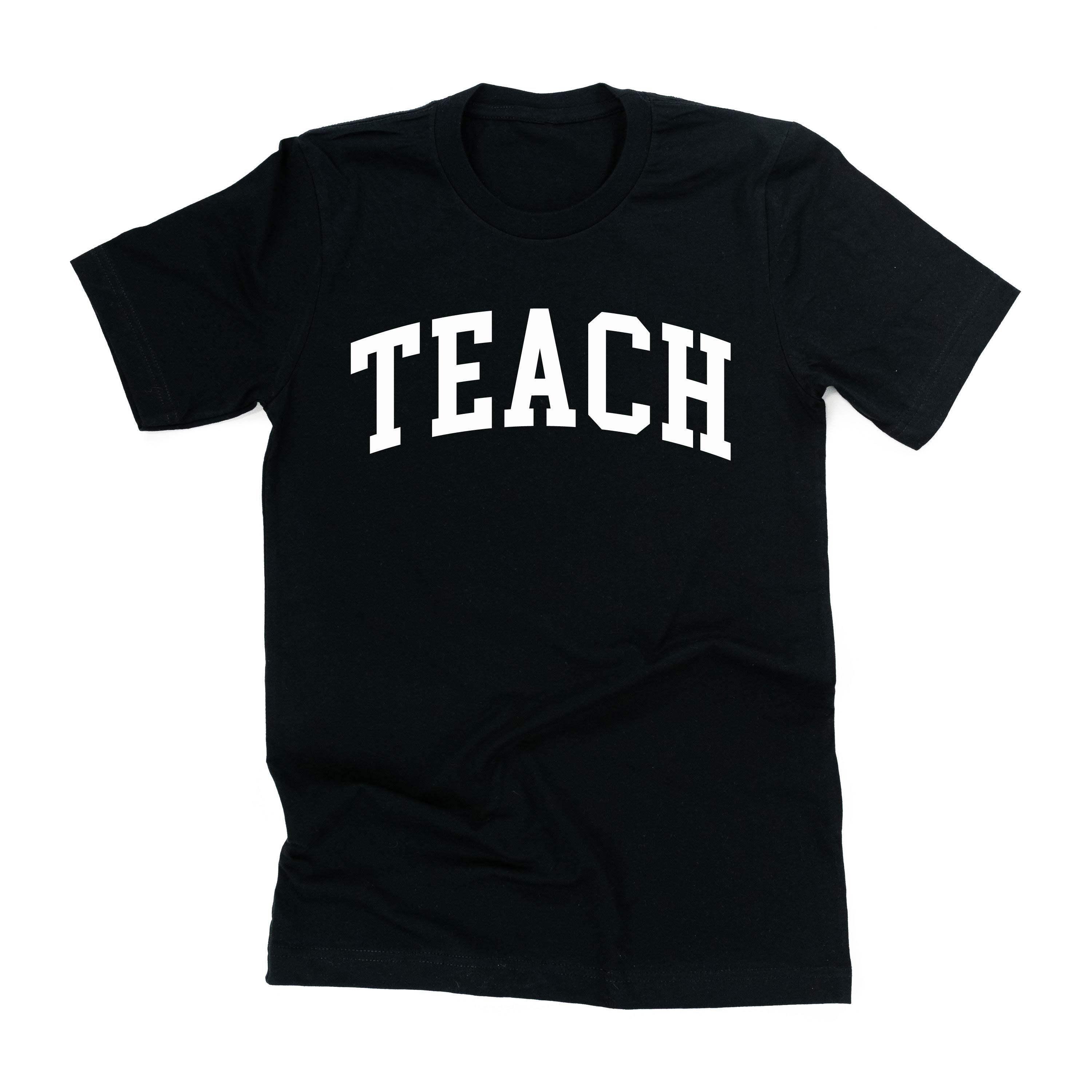 Teach (Varsity) - Unisex Tee Little Mama Shirt Shop