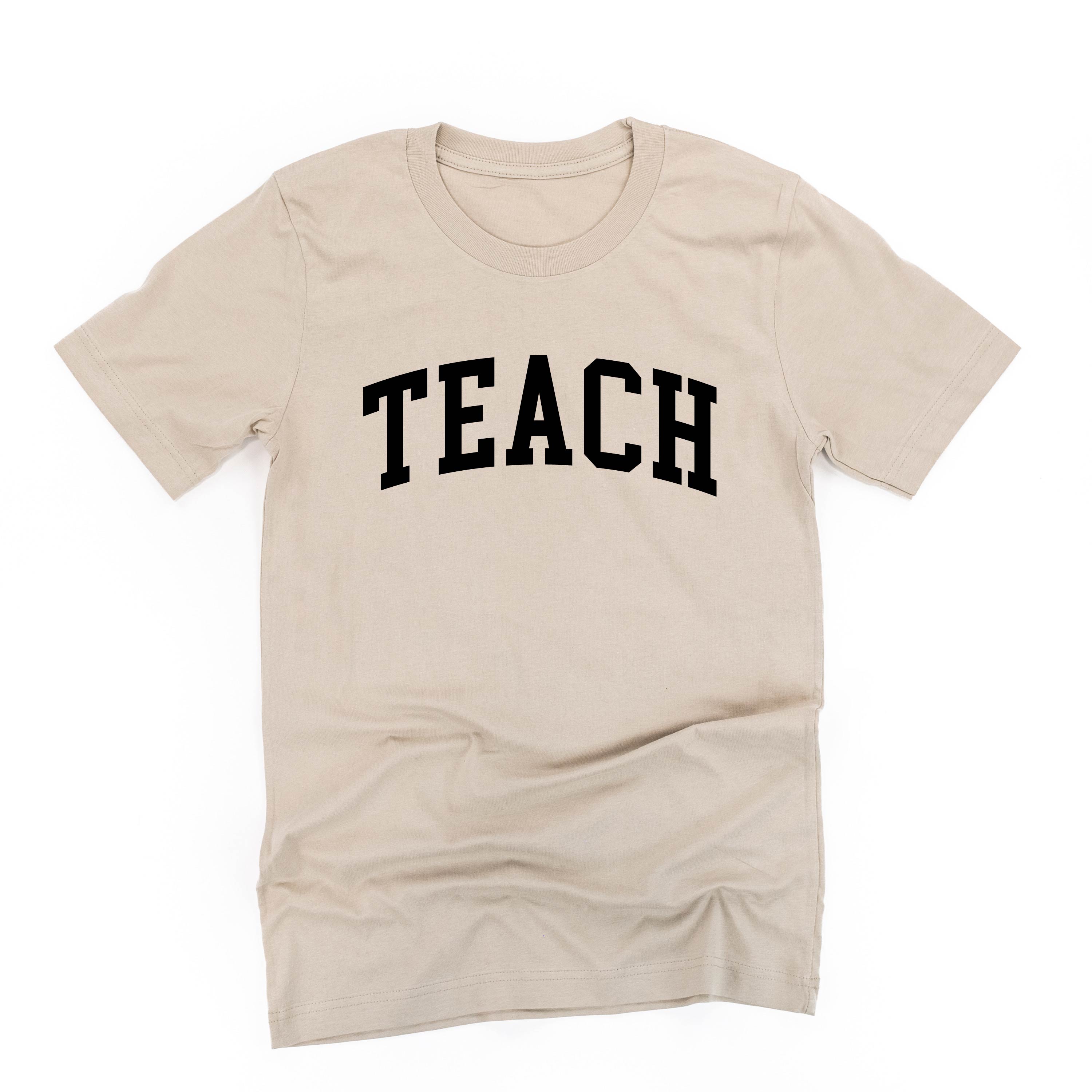Teach (Varsity) - Unisex Tee Little Mama Shirt Shop