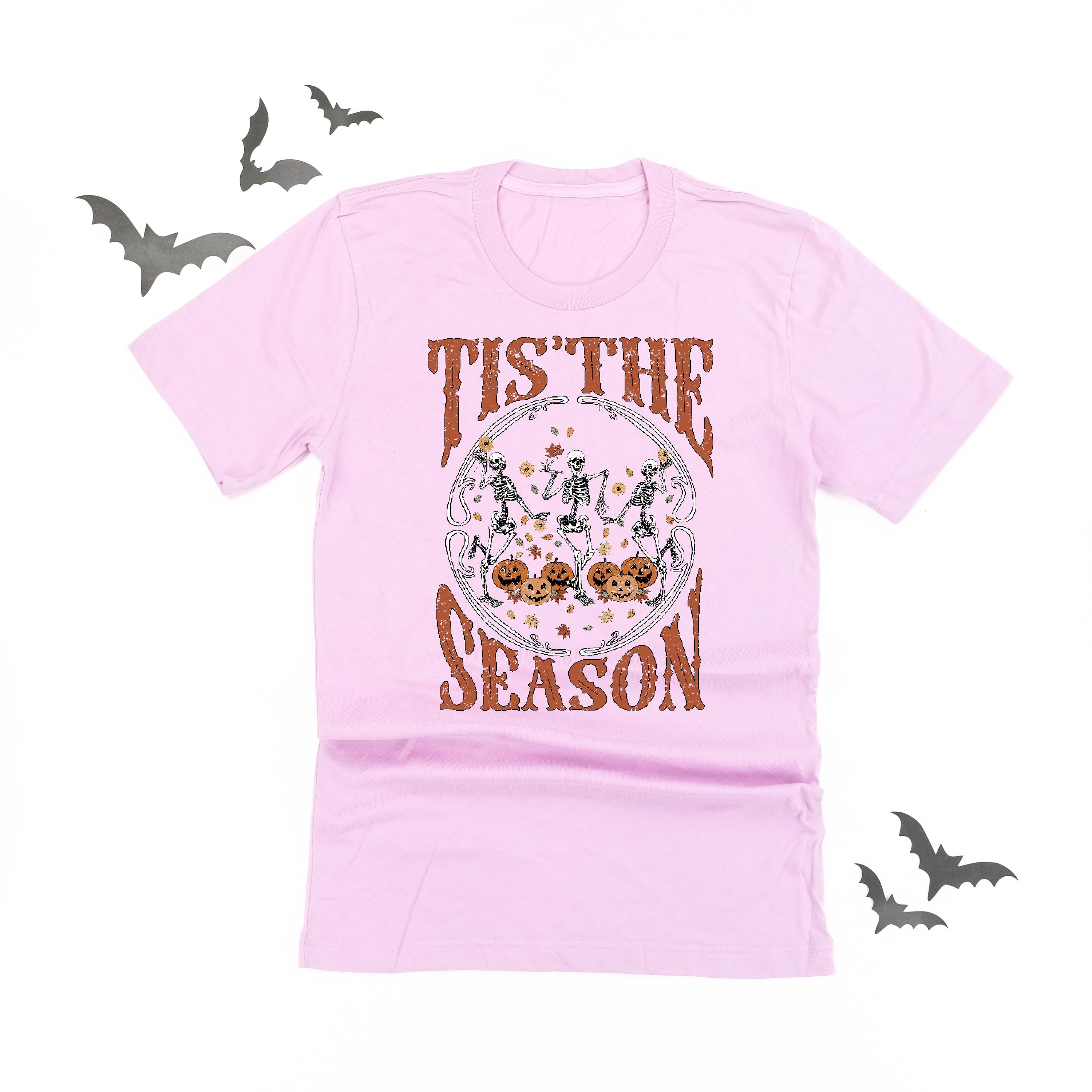 Tis' the Season (Festive Skeletons) - Unisex Tee Little Mama Shirt Shop