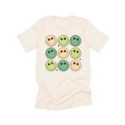 3x3 - St. Patrick's Day Smilies - Unisex Tee Little Mama Shirt Shop