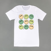 3x3 - St. Patrick's Day Smilies - Unisex Tee Little Mama Shirt Shop