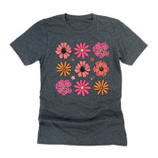 3x3 Spring Flowers - Unisex Tee Little Mama Shirt Shop