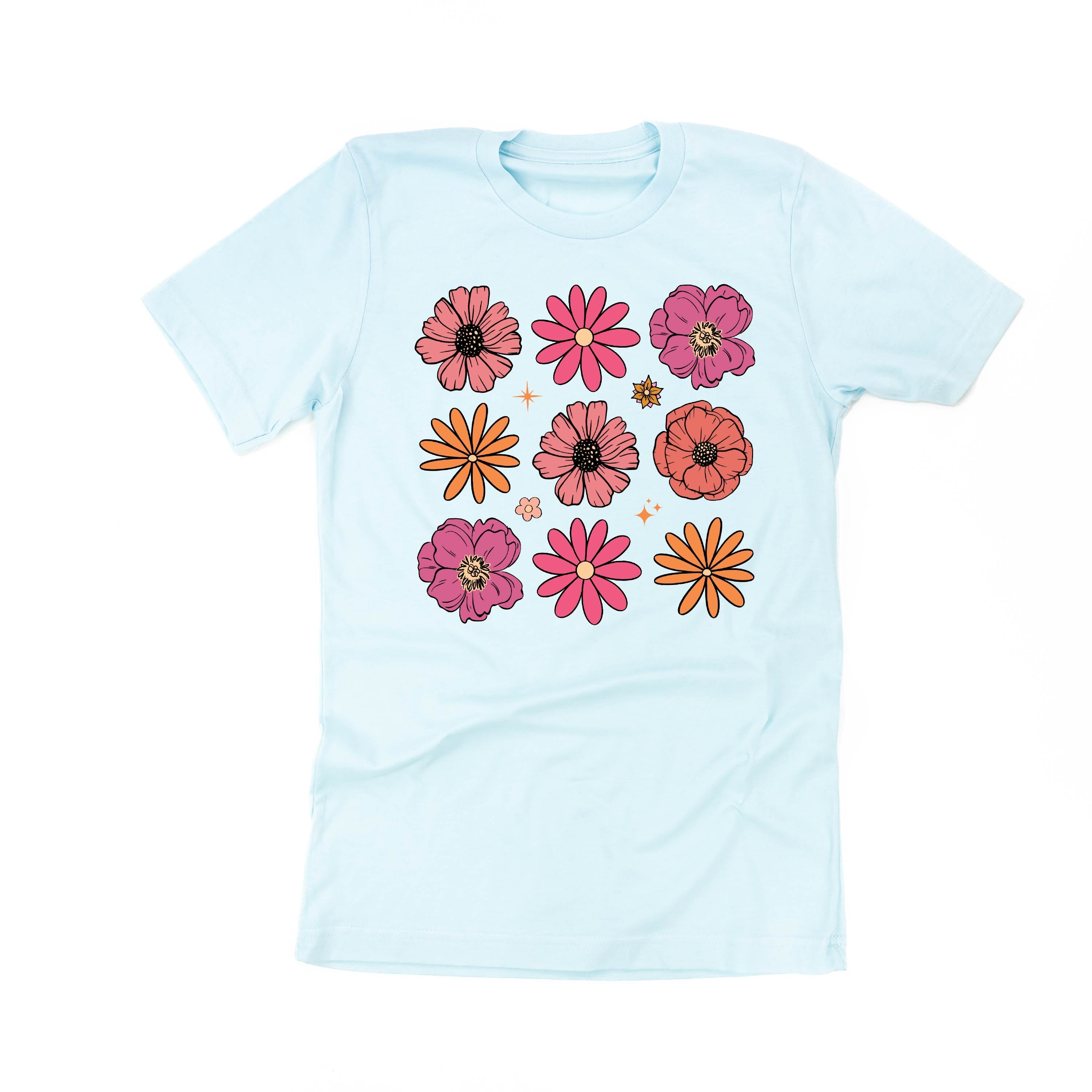 3x3 Spring Flowers - Unisex Tee Little Mama Shirt Shop