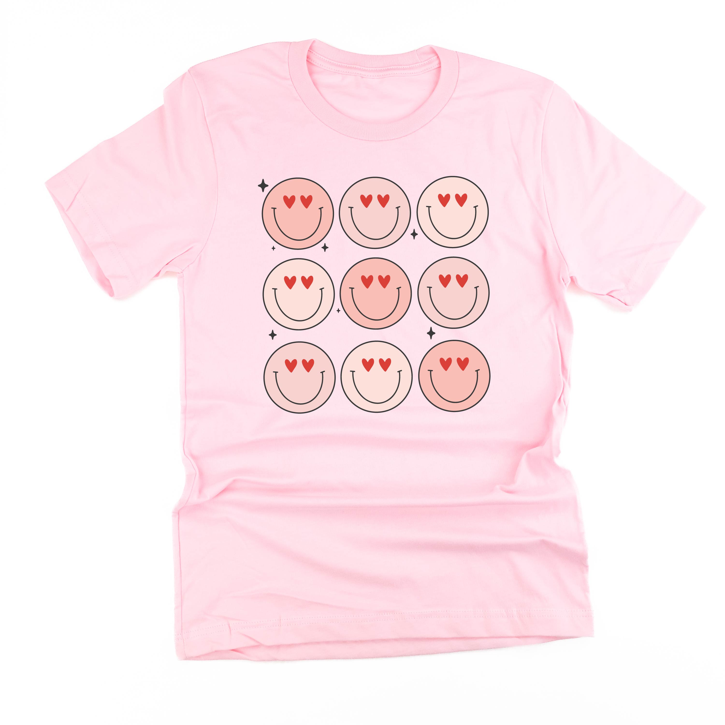 3x3 Heart Eye Smileys - Unisex Tee Little Mama Shirt Shop
