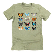 3x4 Butterfly Chart - Unisex Tee Little Mama Shirt Shop