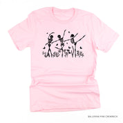Ballerina Skellies - Unisex Tee Little Mama Shirt Shop