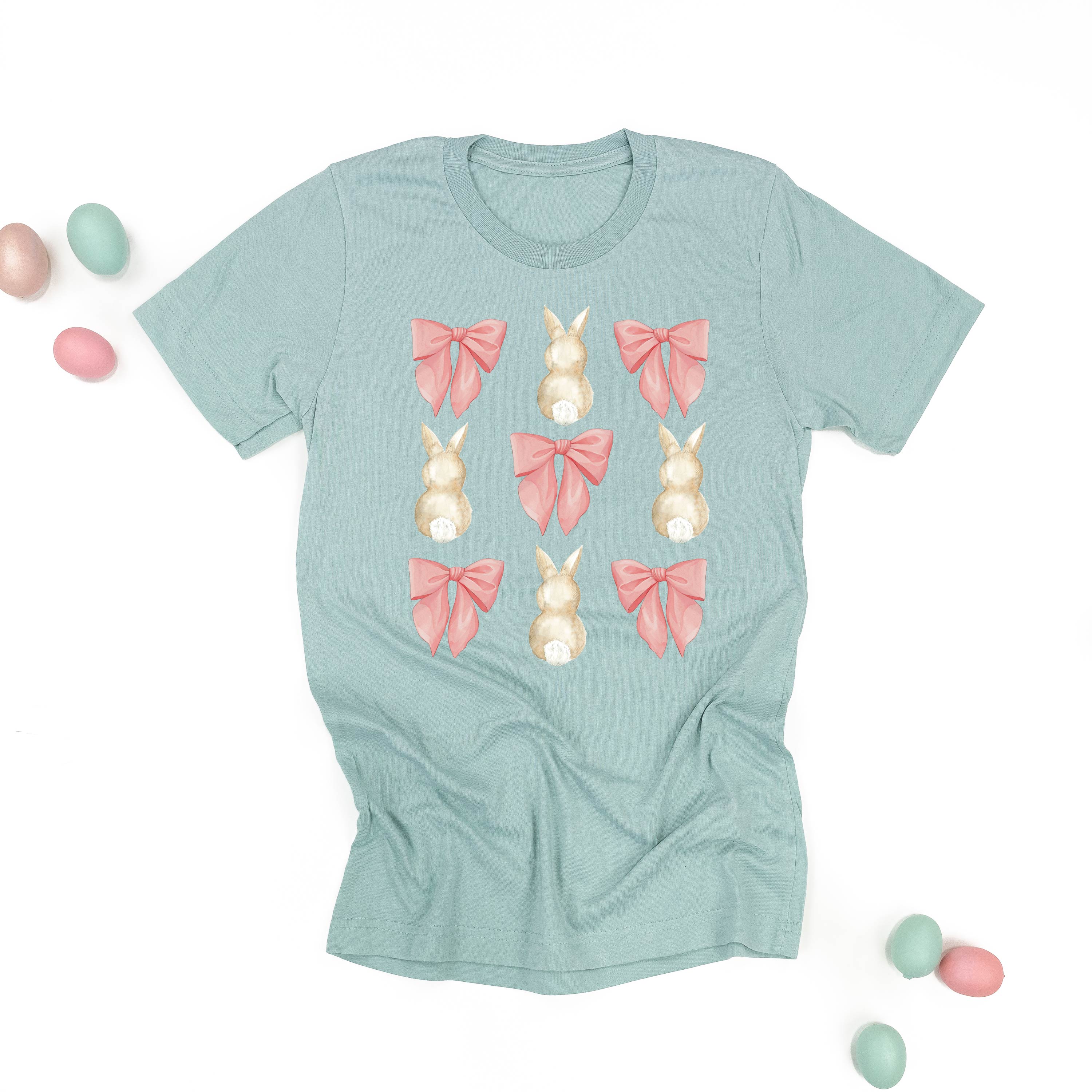 Bunnies & Bows - Unisex Tee Little Mama Shirt Shop