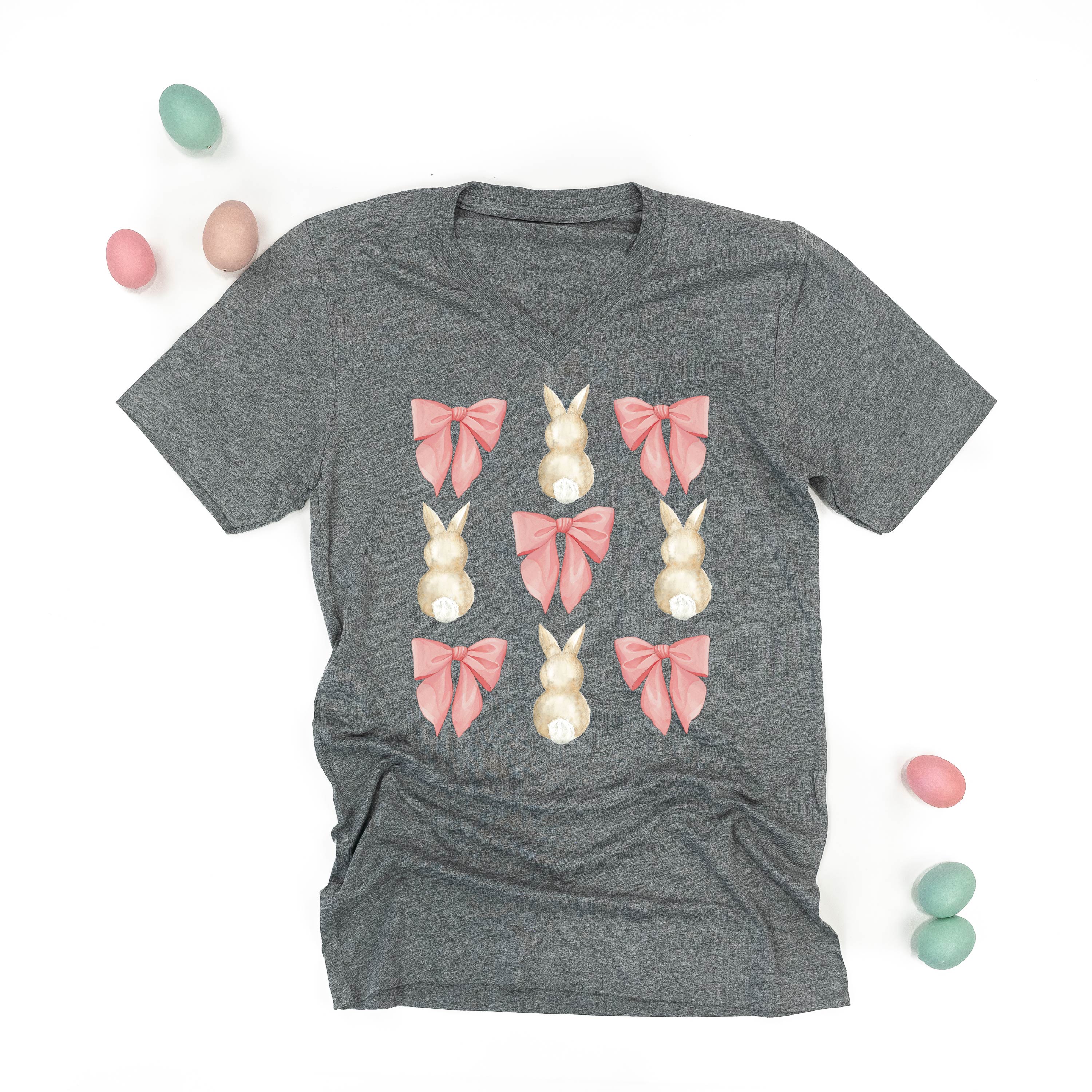 Bunnies & Bows - Unisex Tee Little Mama Shirt Shop