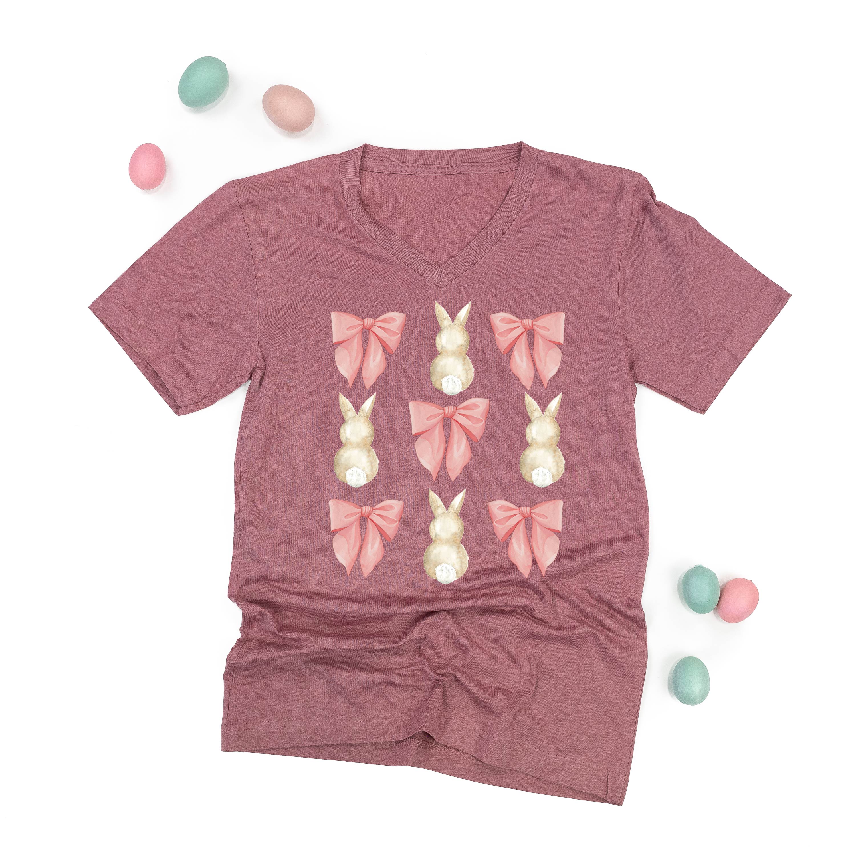 Bunnies & Bows - Unisex Tee Little Mama Shirt Shop