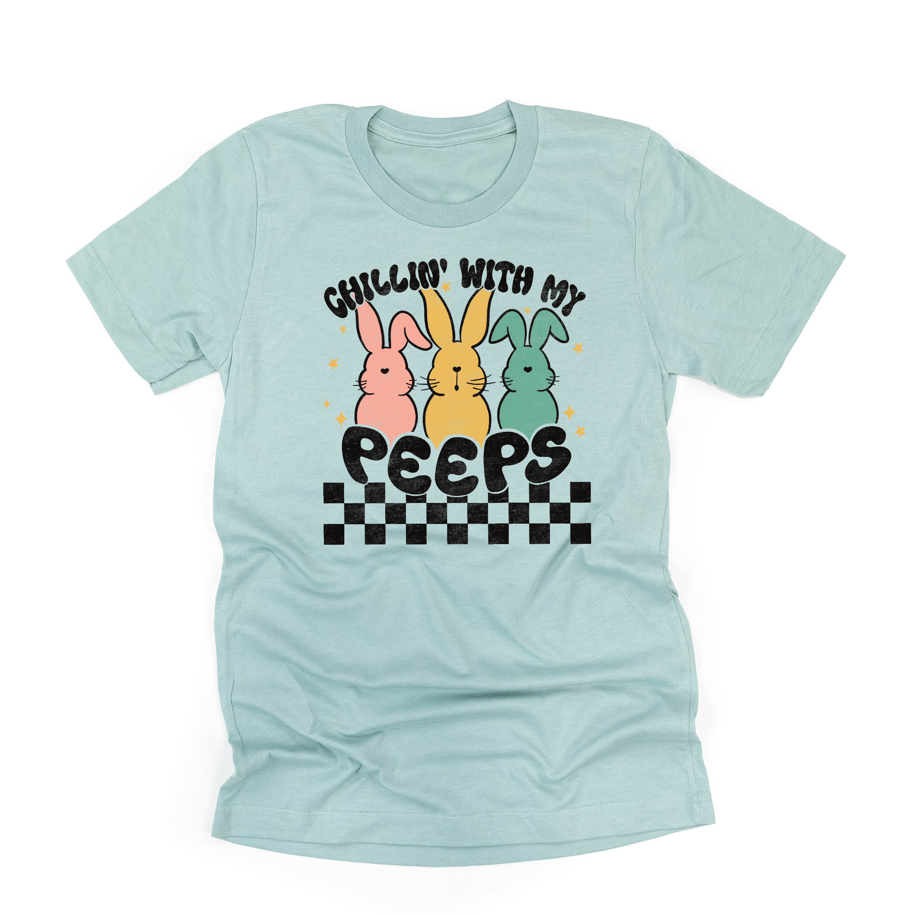 Chillin' With My Peeps - Unisex Tee Little Mama Shirt Shop