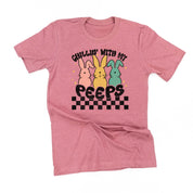 Chillin' With My Peeps - Unisex Tee Little Mama Shirt Shop