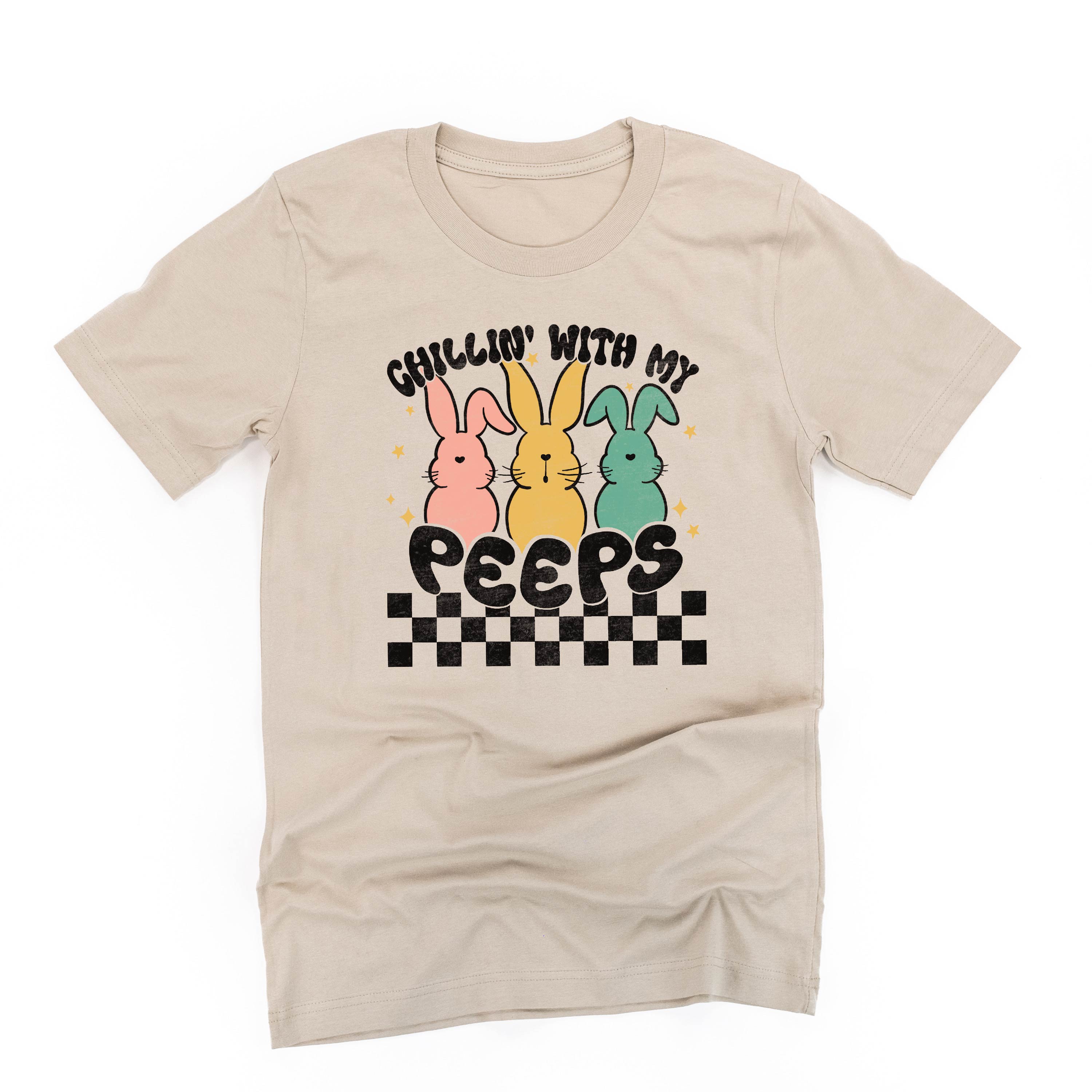 Chillin' With My Peeps - Unisex Tee Little Mama Shirt Shop