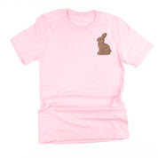 Chocolate Bunny (pocket) - Unisex Tee Little Mama Shirt Shop
