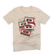 Christmas Cassette Tapes - Unisex Tee Little Mama Shirt Shop