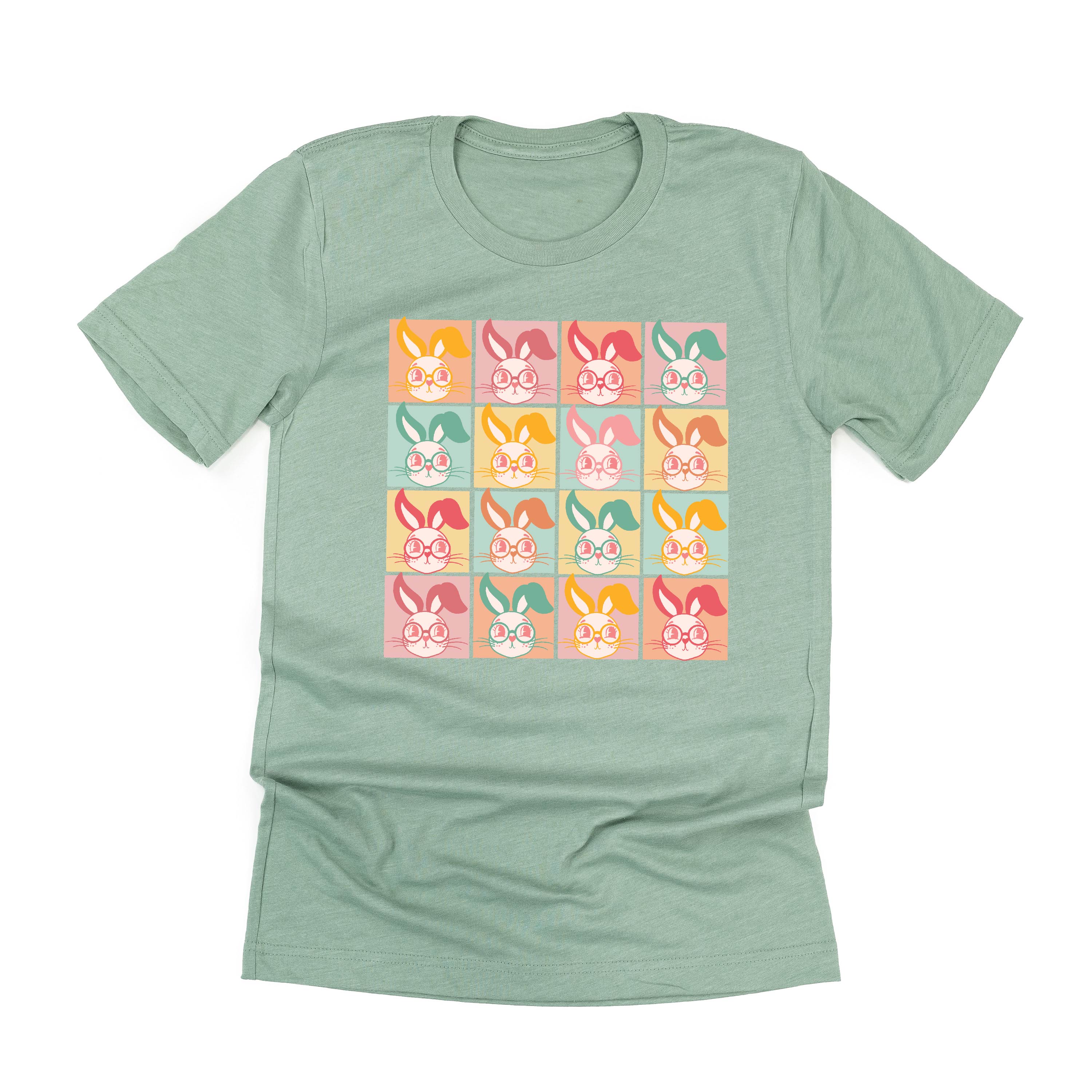 Clever Pastel Bunnies - Unisex Tee Little Mama Shirt Shop