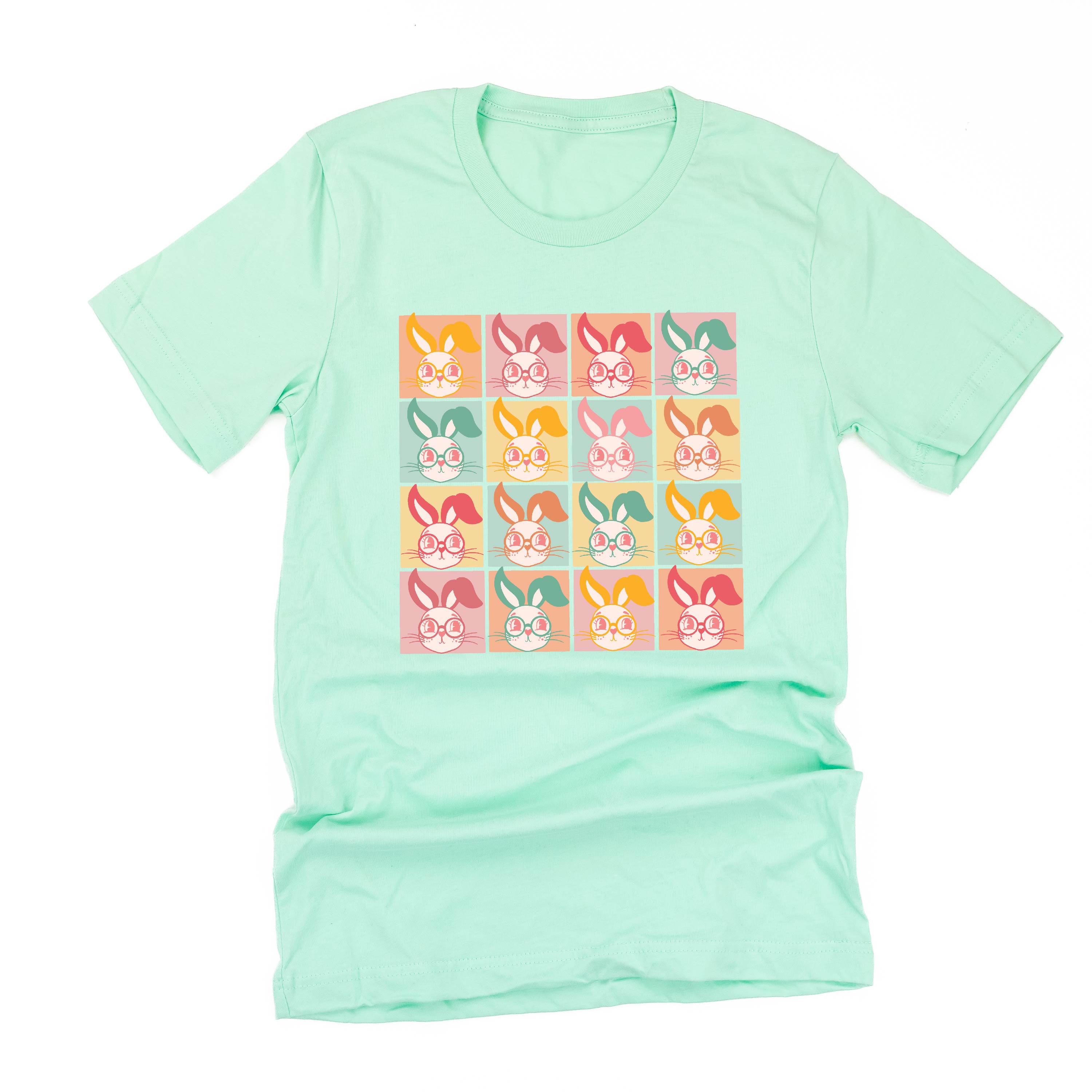 Clever Pastel Bunnies - Unisex Tee Little Mama Shirt Shop