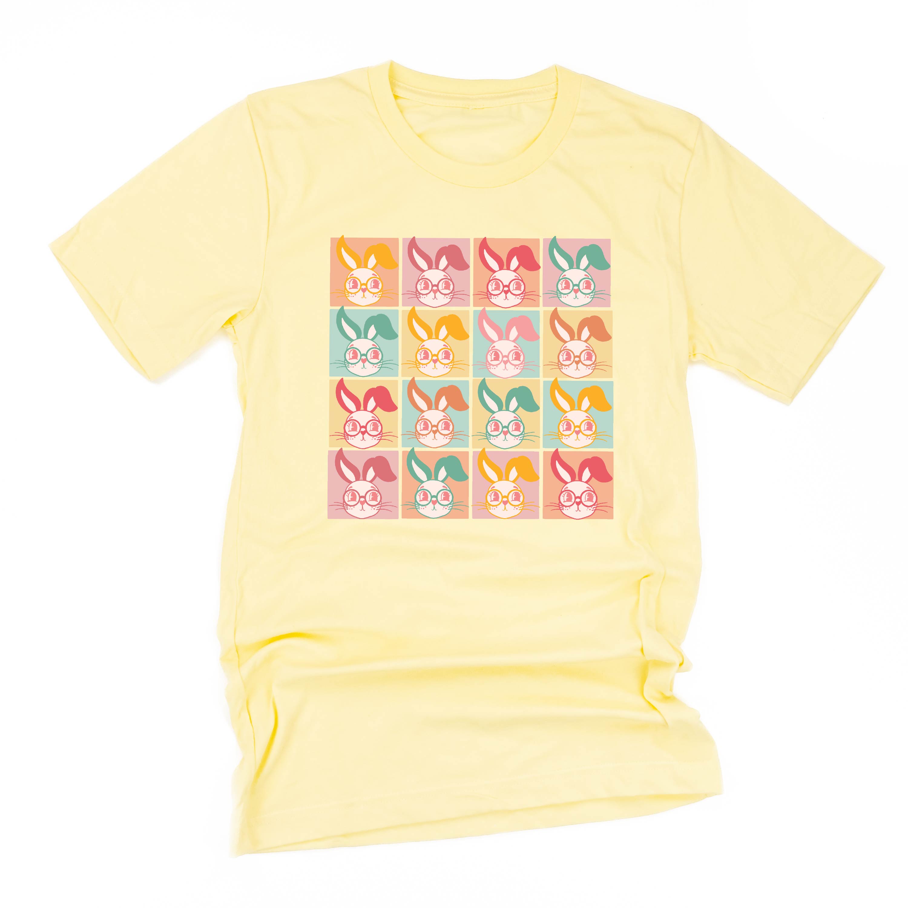Clever Pastel Bunnies - Unisex Tee Little Mama Shirt Shop