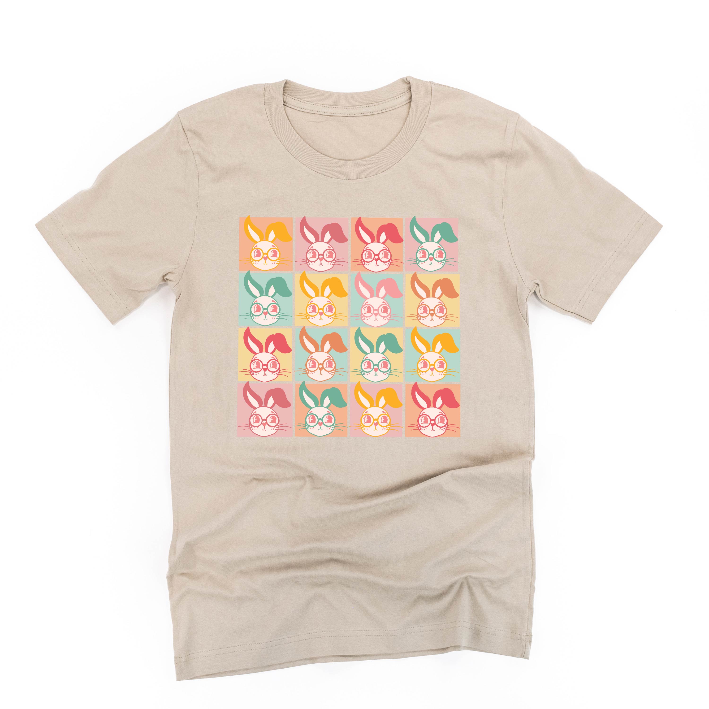 Clever Pastel Bunnies - Unisex Tee Little Mama Shirt Shop