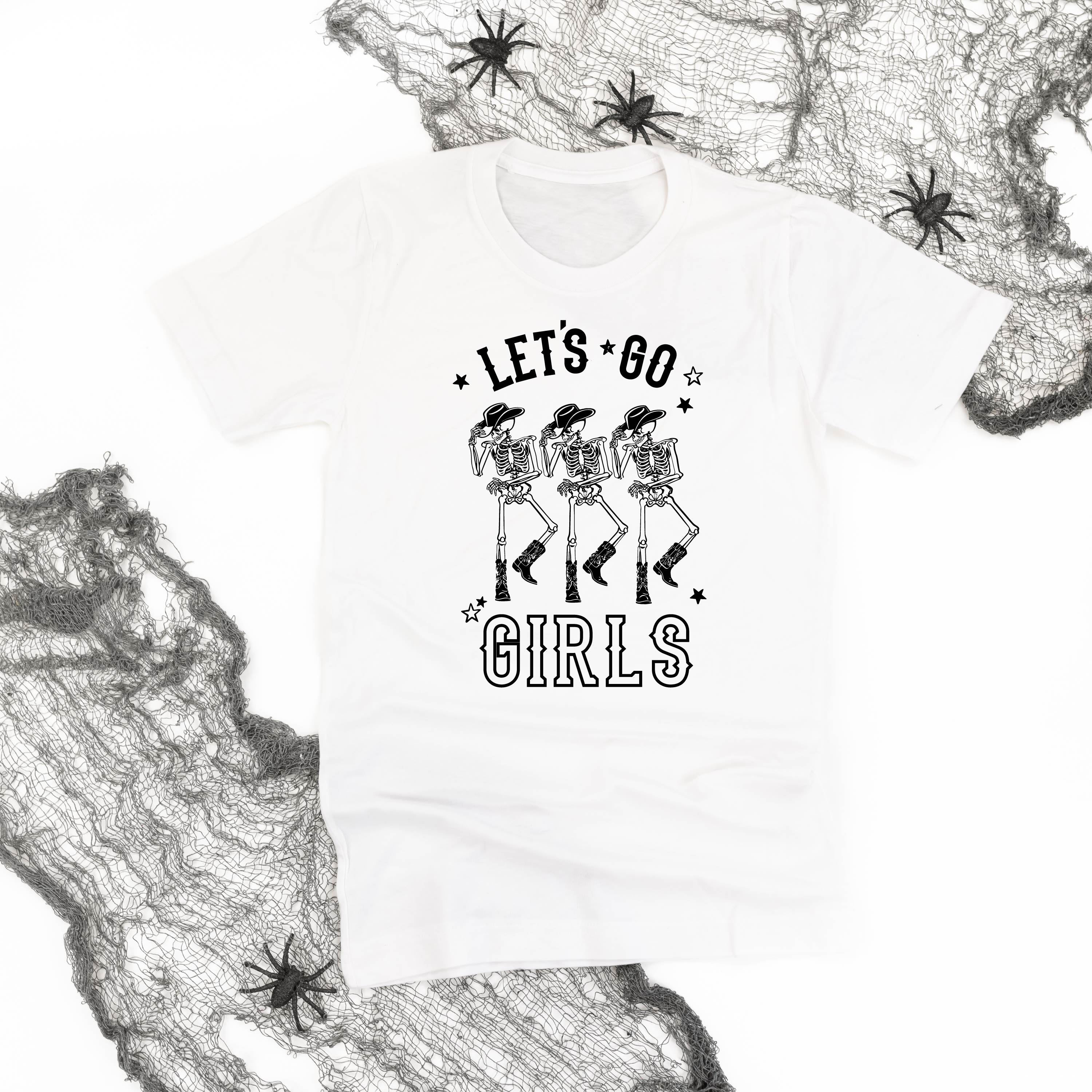 Cowgirl Skellies - Let's Go Girls - Unisex Tee Little Mama Shirt Shop
