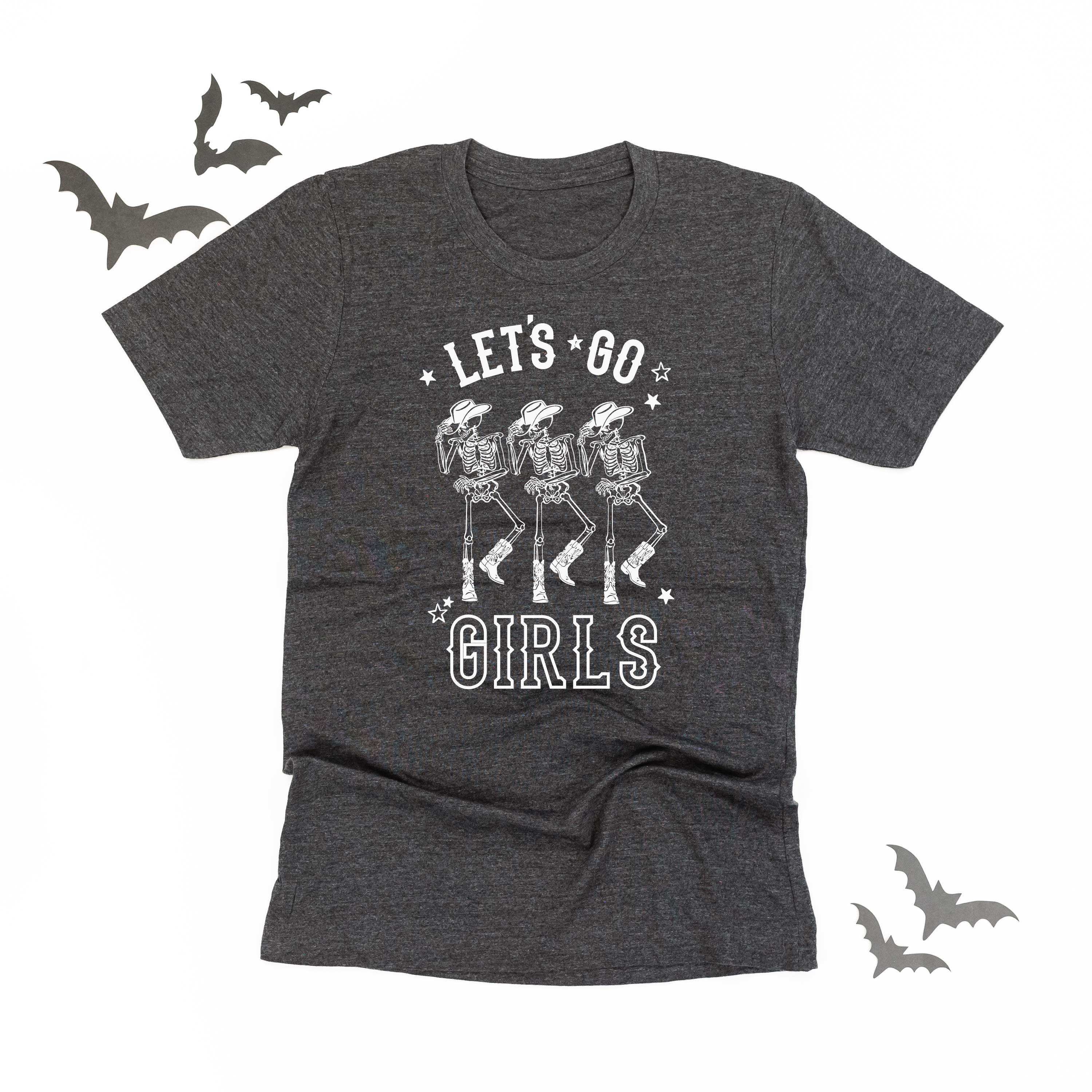 Cowgirl Skellies - Let's Go Girls - Unisex Tee Little Mama Shirt Shop